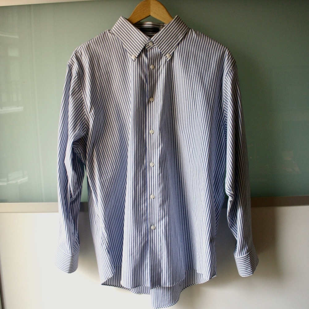 Nordstrom Rack Men's Long Sleeve Dress Shirt with Button Down Collar